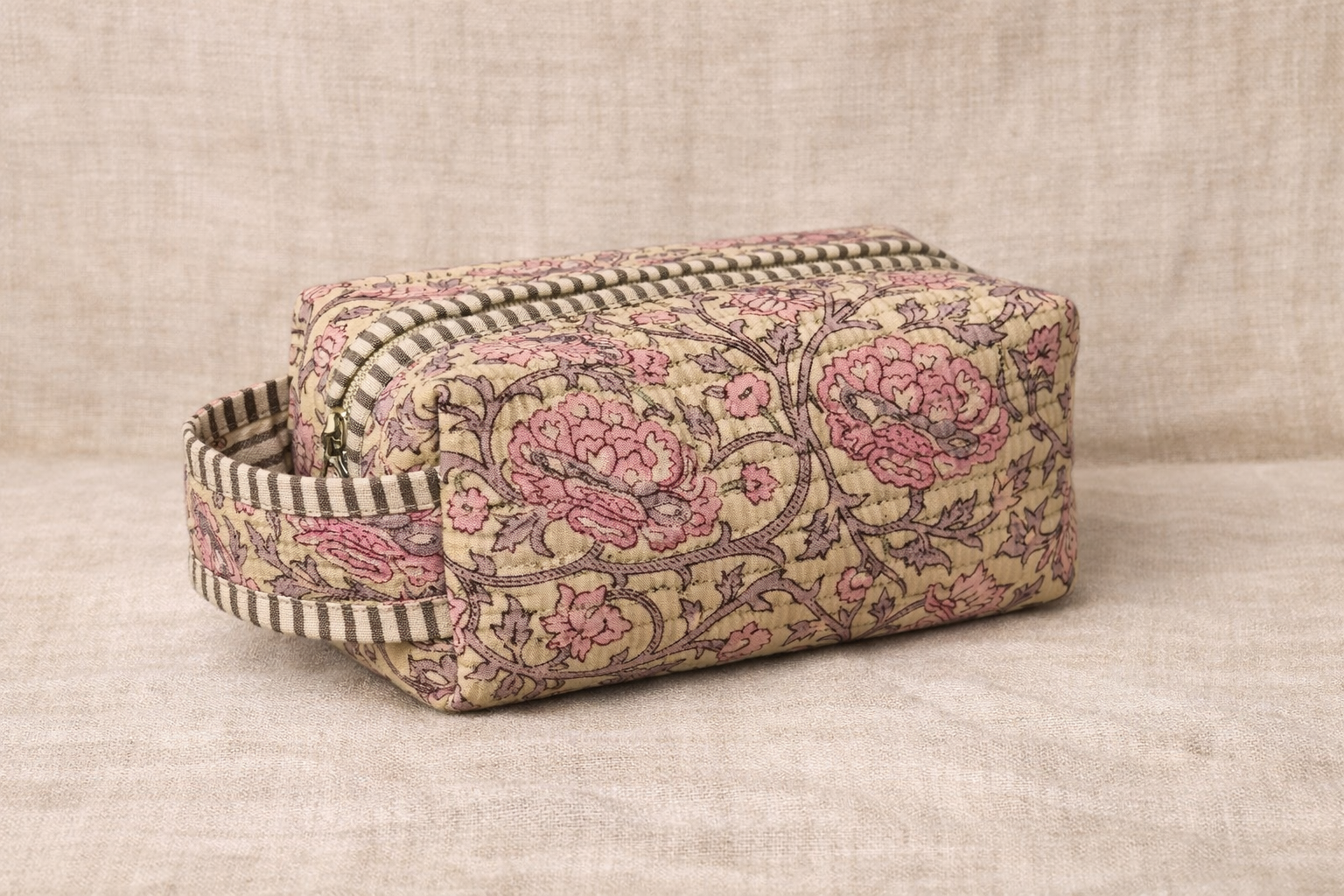 Floral Cosmetic Bag